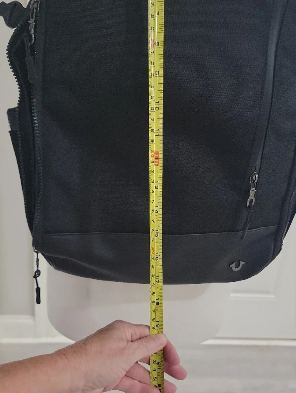 True Religion Black Everyday Commuter Backpack